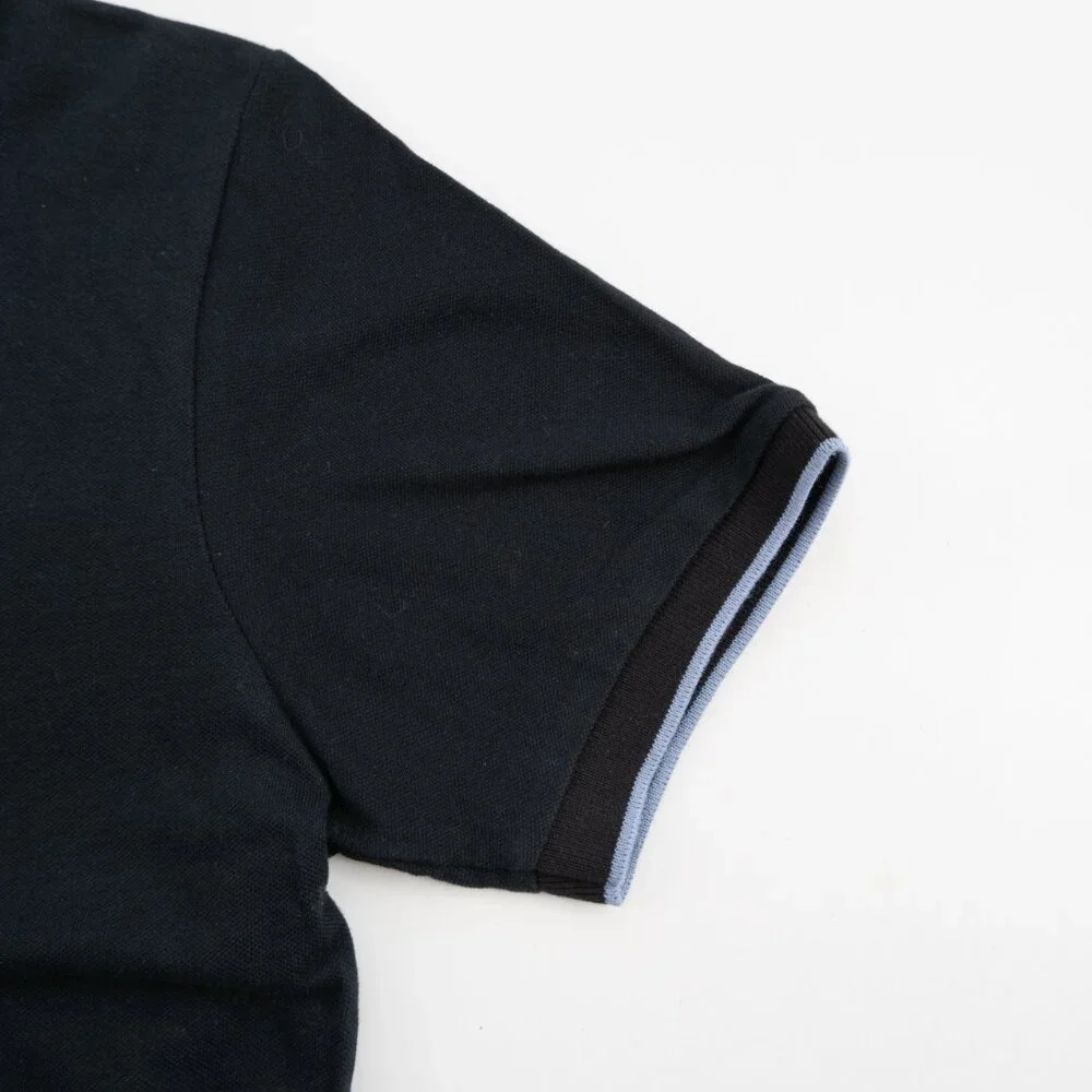 ZARA dark navy mock polo shirt size XXL